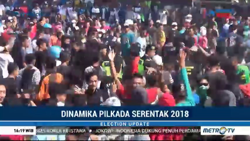 Ricuh, Kampanye Terbuka Tamzil-Hartopo Terpaksa Dihentikan