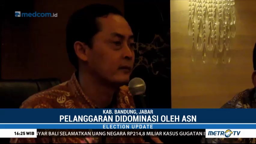 Bawaslu Temukan 175 Pelanggaran Kampanye Pilgub Jabar