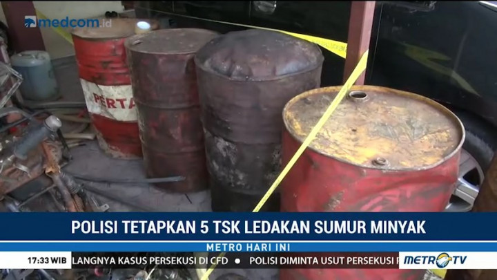 Polisi Tetapkan Lima Tersangka Ledakan Sumur Minyak di Aceh