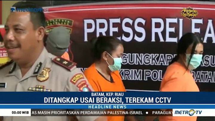 Polisi Tangkap Komplotan Copet Lintas Negara di Batam