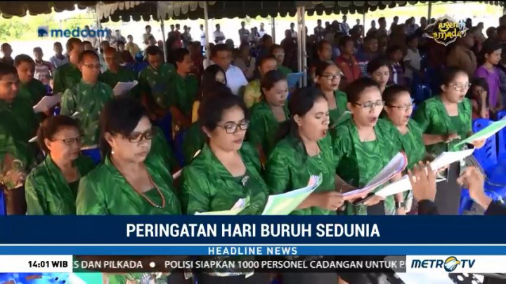 Peringati May Day, Buruh Lembata Gelar Doa Bersama