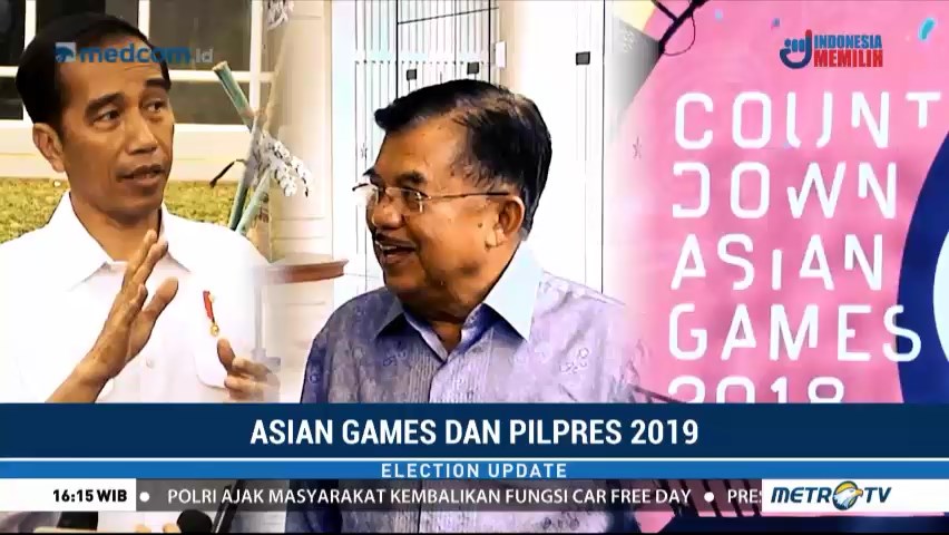 Popularitas Jokowi Dipertaruhkan di Asian Games 2018