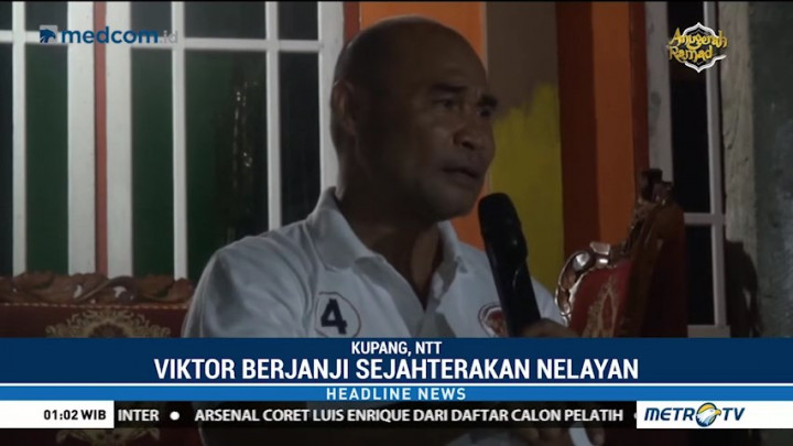 Viktor Laiskodat Janji Sejahterakan Nelayan di Nusa Tenggara Timur