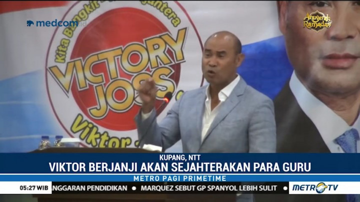 Hardiknas, Viktor Laiskodat Berterima Kasih Atas Jasa Guru