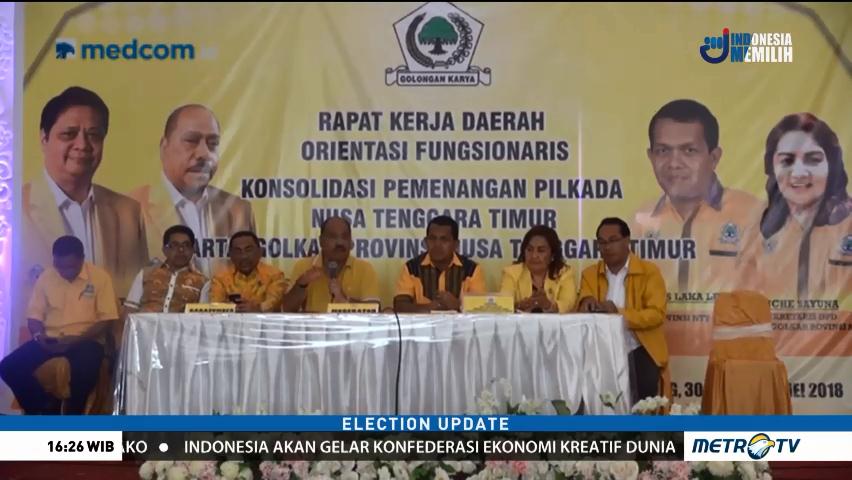 Markus Mekeng Minta Kader Golkar Solid Dukung Viktory-Joss