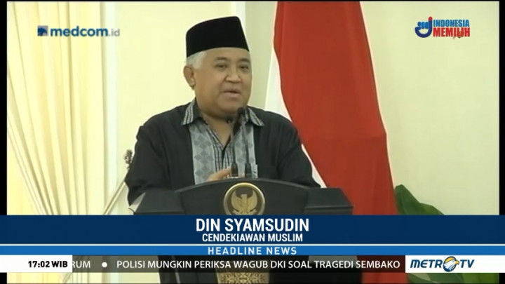 Din Syamsuddin: Nilai-Nilai Islam Wasattiyah Disebarkan Lewat Pendidikan