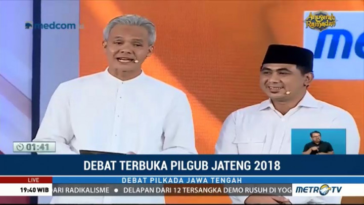 Debat Publik Pilkada Jawa Tengah (1)