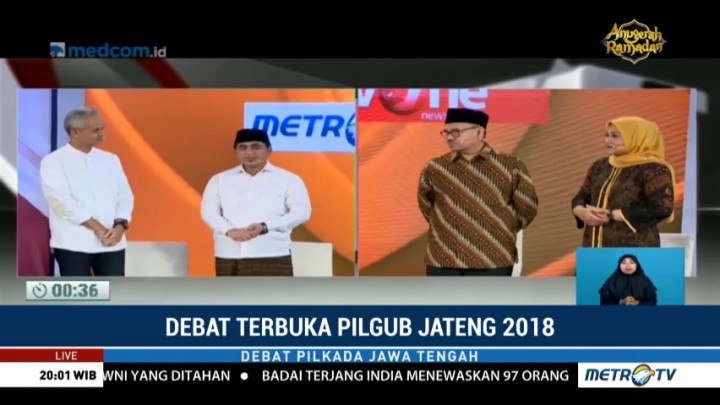 Debat Publik Pilkada Jawa Tengah (3)