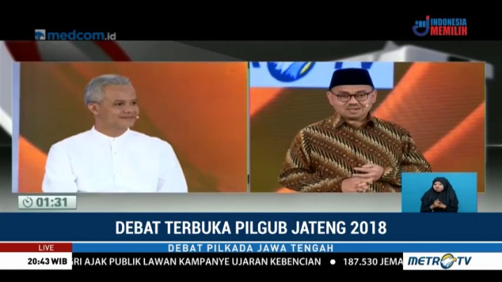 Debat Publik Pilkada Jawa Tengah (6)