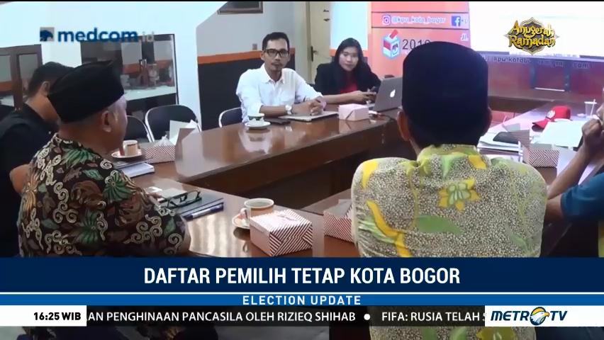 KPU Bogor Tetapkan 674 Ribu Pemilih Tetap