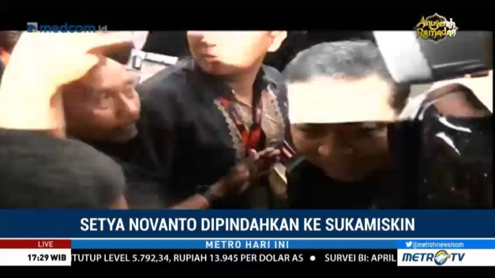 Setnov Tiba di Lapas Sukamiskin