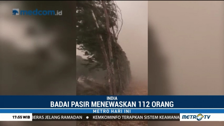 Badai Pasir di India Utara Tewaskan 112 Orang