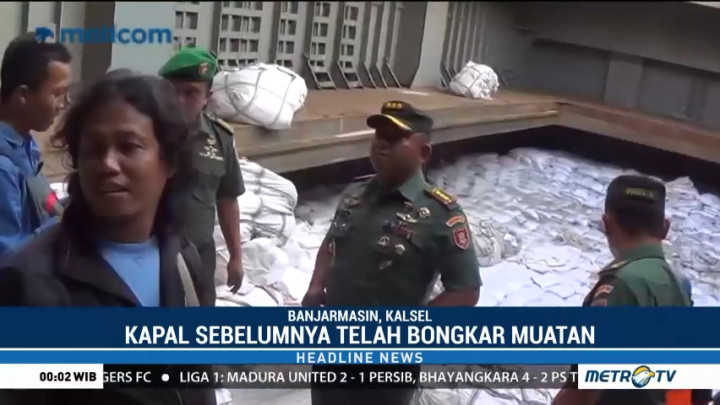 Kapal Pengangkut Ribuan Ton Pupuk Ilegal Diamankan