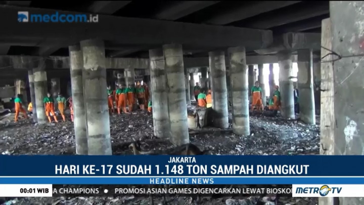 1.148 Ton Sampah Telah Diangkut dari Kolong Tol Tanjung Priok