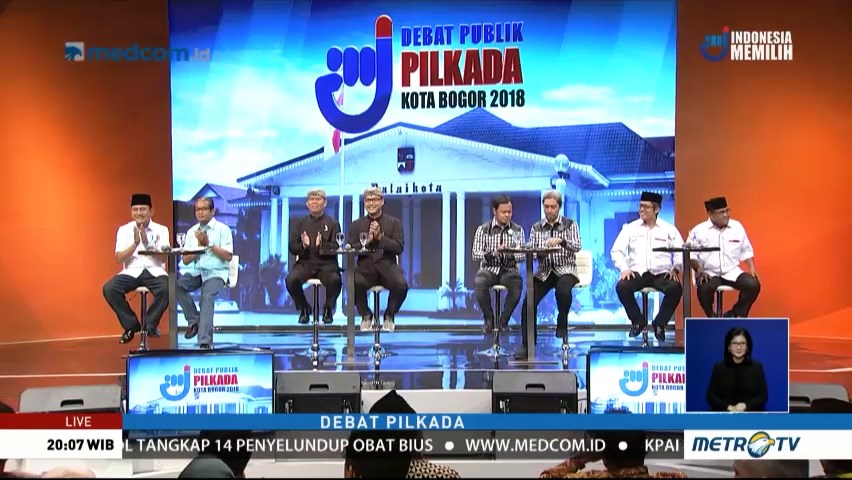 Debat Publik Pilkada Kota Bogor 2018 (1)