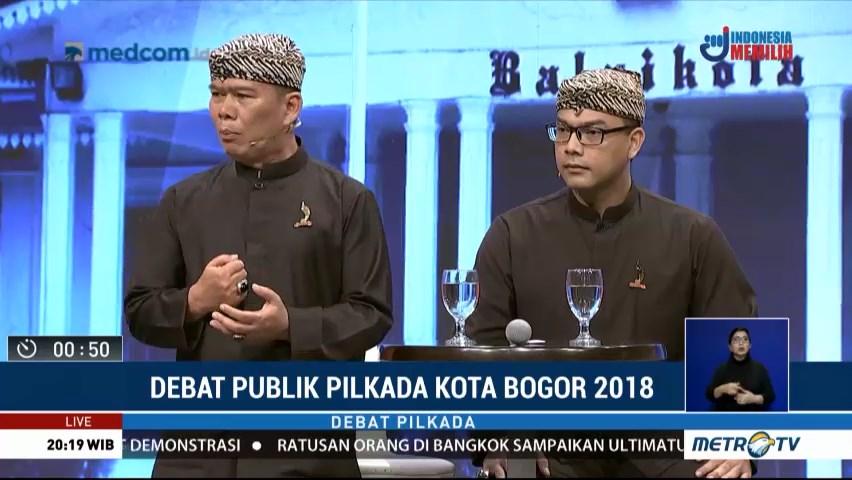 Debat Publik Pilkada Kota Bogor 2018 (2)