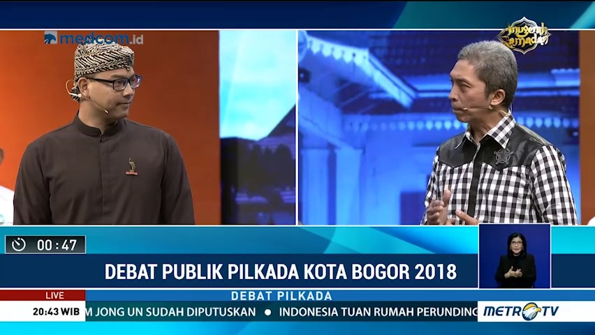 Debat Publik Pilkada Kota Bogor 2018 (3)