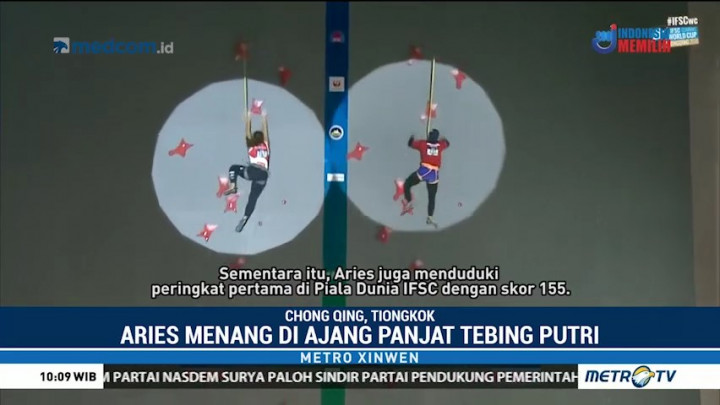 Atlet Panjat Tebing Indonesia Menang di Kejuaraan Dunia