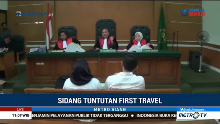 Tiga Bos First Travel Hadapi Sidang Tuntutan