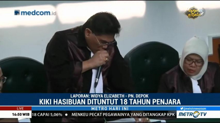Andika dan Anniesa Dituntut 20 Tahun, Kiki Hasibuan 18 Tahun
