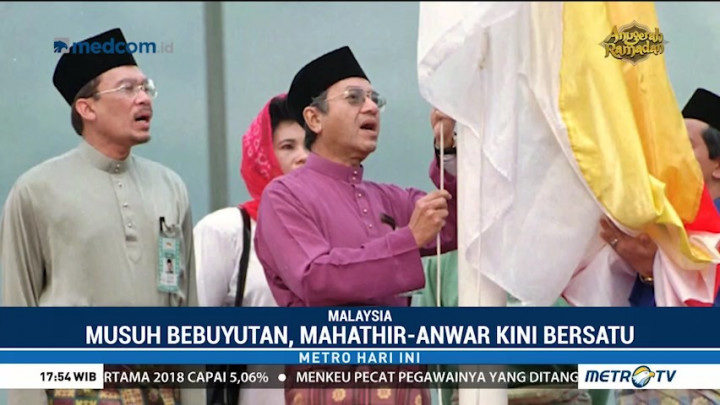 Mahathir dan Anwar Ibrahim Bersatu Hadapi Najib Razak