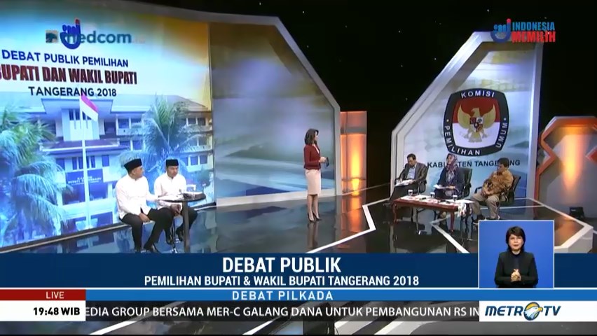 Debat Publik Pilkada Kabupaten Tangerang 2018 (2)