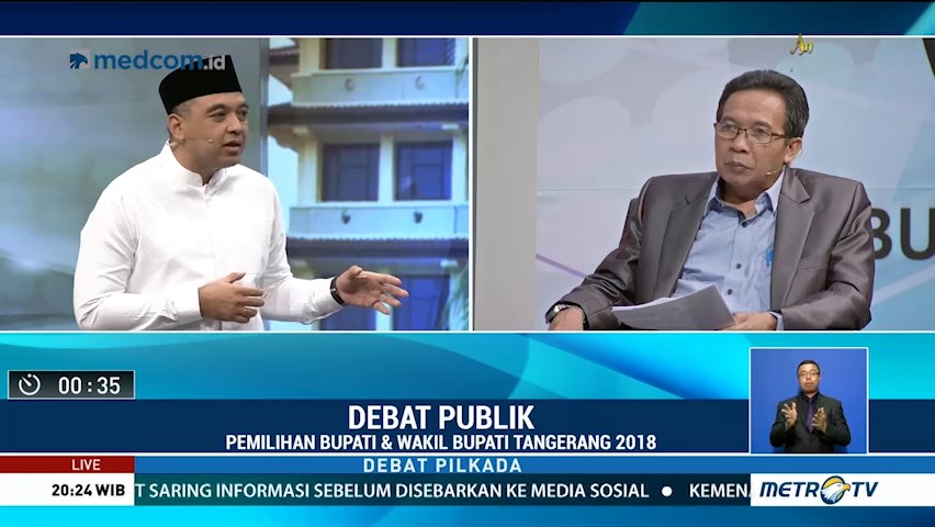 Debat Publik Pilkada Kabupaten Tangerang 2018 (4)