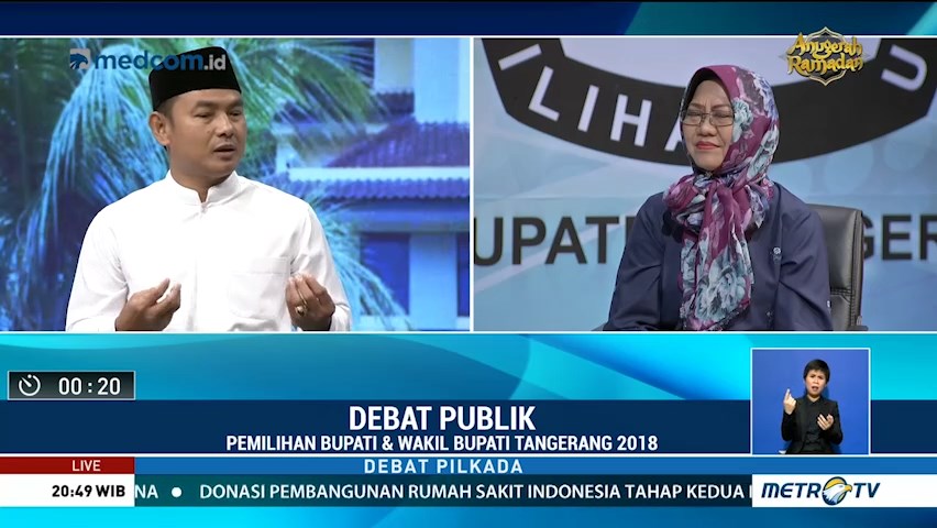 Debat Publik Pilkada Kabupaten Tangerang 2018 (6)
