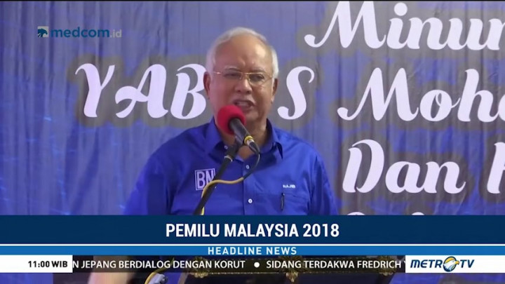 Najib Razak Yakin Barisan Nasional akan Menangkan Pemilu