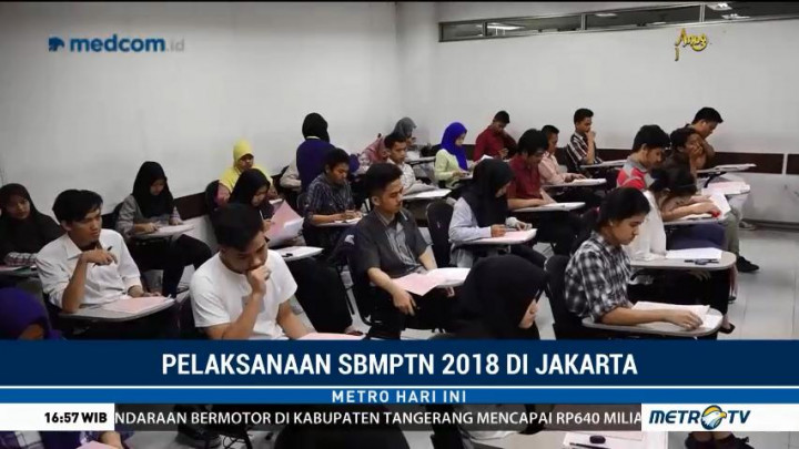 Pelaksanaan SBMPTN 2018 di Jakarta Berjalan Lancar