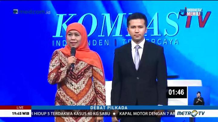 Debat Publik Kedua Pilgub Jawa Timur (2)