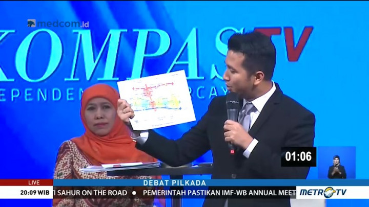 Debat Publik Kedua Pilgub Jawa Timur (4)