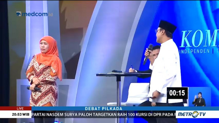 Debat Publik Kedua Pilgub Jawa Timur (7)