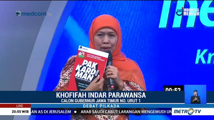 Debat Publik Kedua Pilgub Jawa Timur (8)
