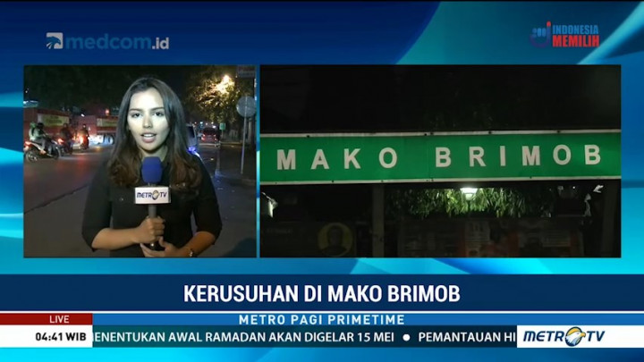 Kerusuhan di Mako Brimob Libatkan Tahanan dan Petugas