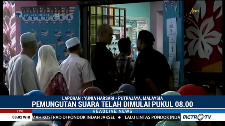 Warga Malaysia Antusias Gunakan Hak Pilih