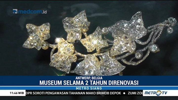 Renovasi Rampung, Museum Batu Permata di Belgia Kembali Dibuka