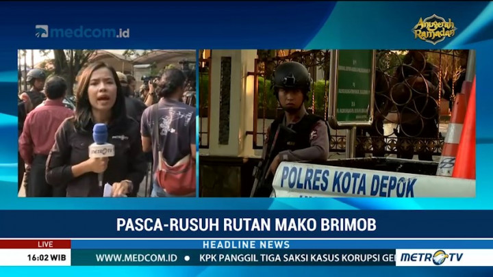 Negosiasi Polisi-Napi di Mako Brimob Masih Berlangsung