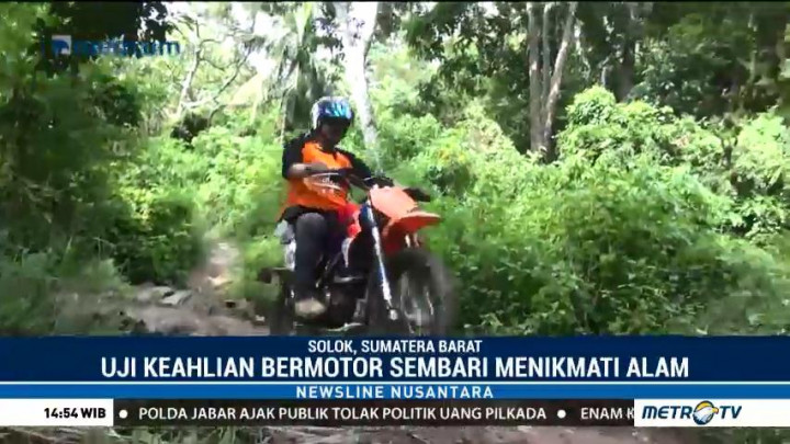 Tantang Adrenalin dengan Motor Trail