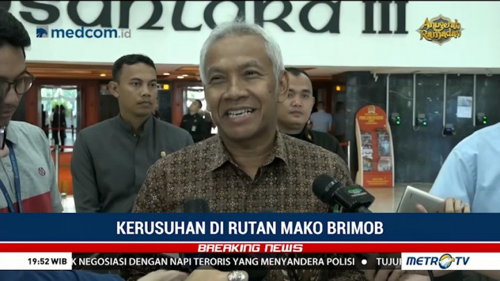 Pimpinan DPR Minta Komisi III Bahas Kerusuhan di Mako Brimob