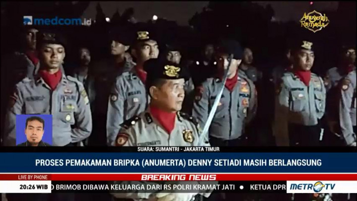 Upacara Militer Iringi Pemakaman Aipda Denny Setiadi
