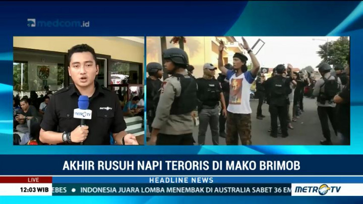 Napi Teroris Digeledah Sebelum Dibawa ke Nusakambangan