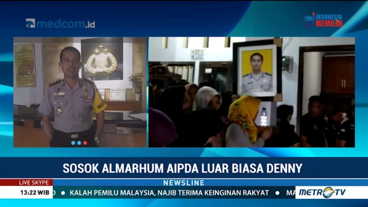 Aipda Denny Dikenal Pekerja Keras dan Disiplin