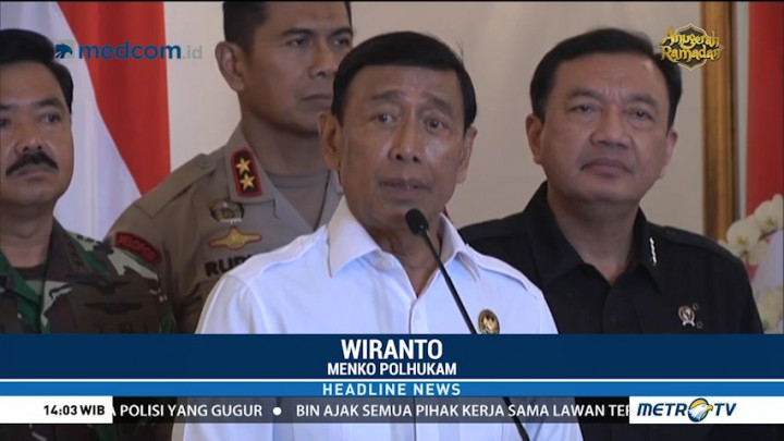 Kata Wiranto soal Kondisi Ahok di Mako Brimob