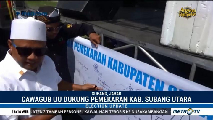 Pasangan Rindu Dukung Pemekaran Kabupaten Subang Utara