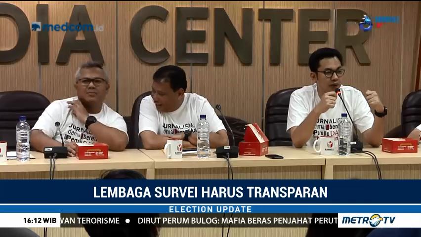 KPU Minta Lembaga Survei Transparan