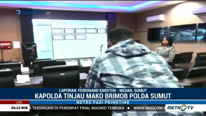 Kapolda Tinjau Mako Brimob Polda Sumut