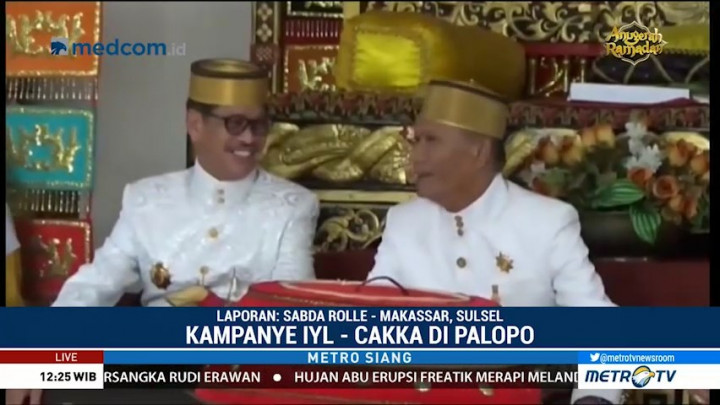 IYL-Cakka Minta Doa Restu dari Datu Luwu