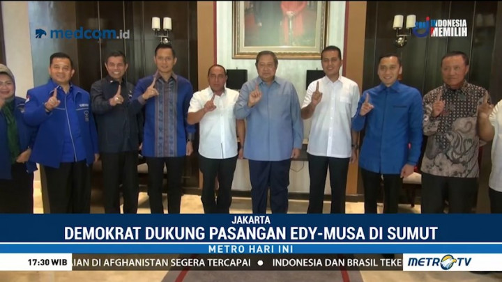 Edy Rahmayadi-Musa Rajekshah Datangi Kediaman SBY