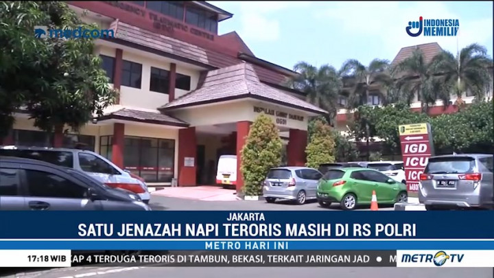 Satu Jenazah Napi Teroris Masih Berada di RS Polri